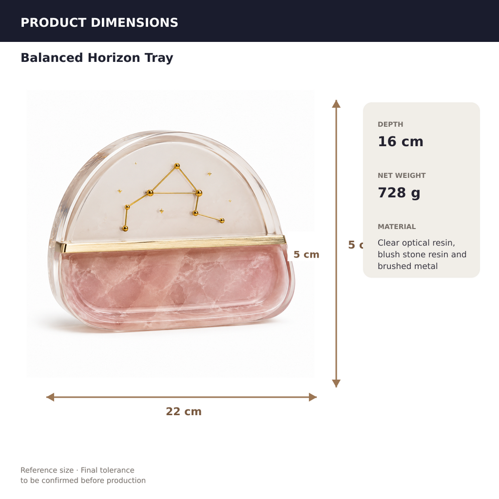 Balanced Horizon Tray