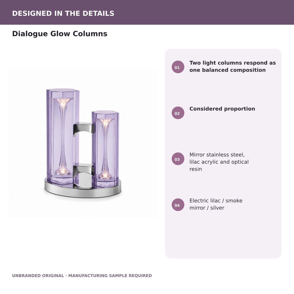 Dialogue Glow Columns