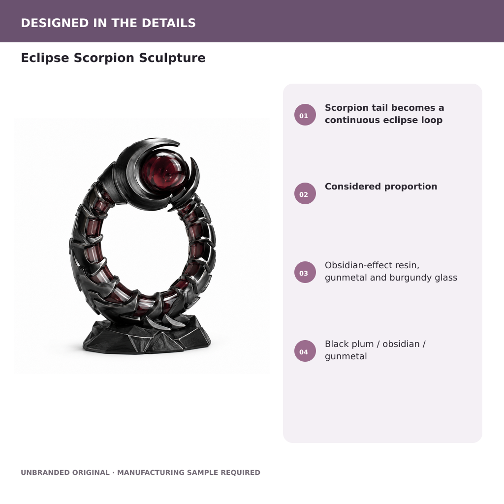 Eclipse Scorpion Sculpture