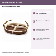Meadow Crescent Tray