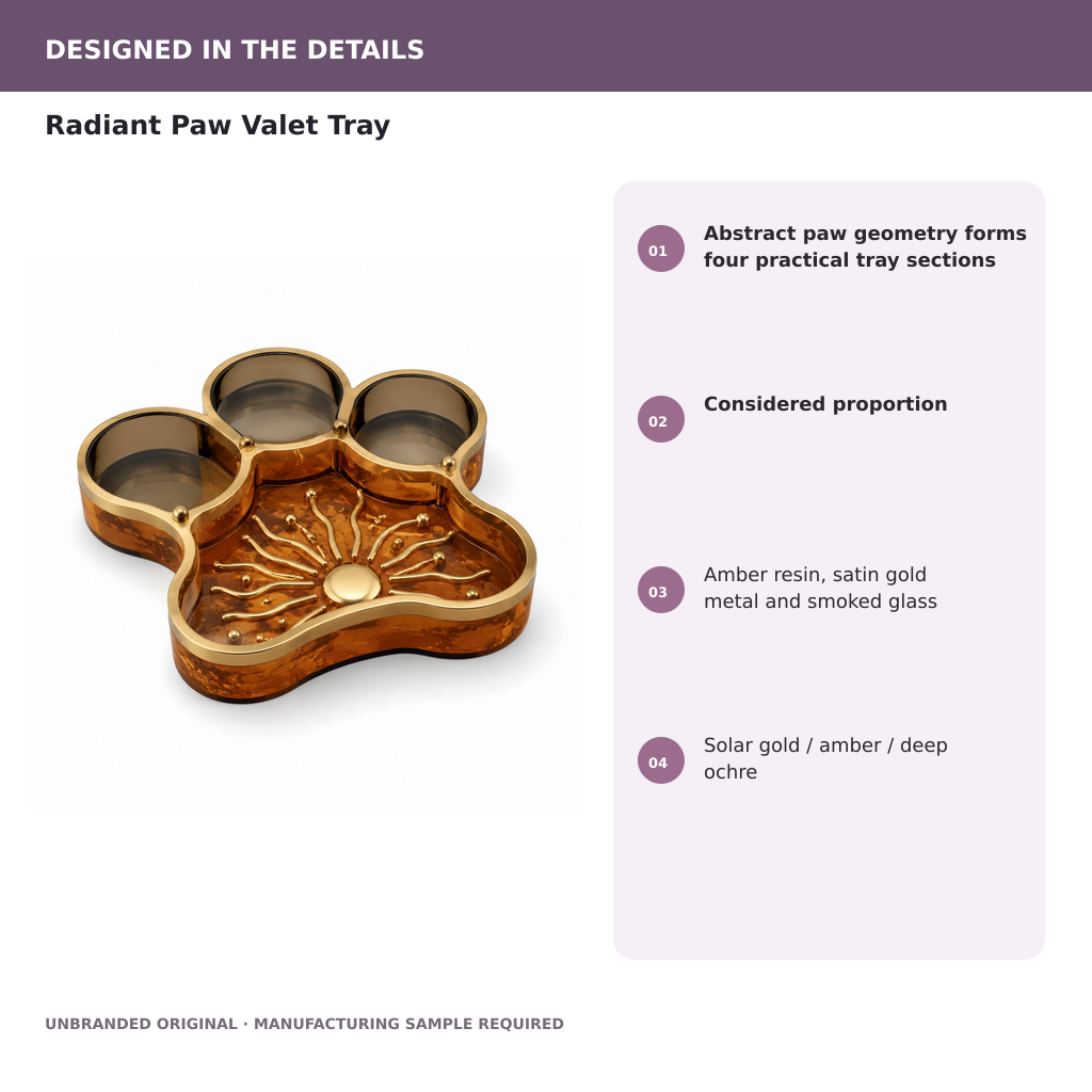 Radiant Paw Valet Tray