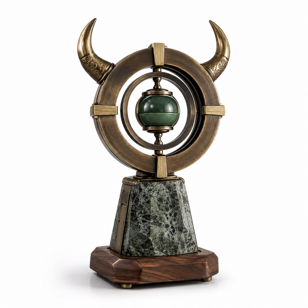 Steady Axis Bull Totem