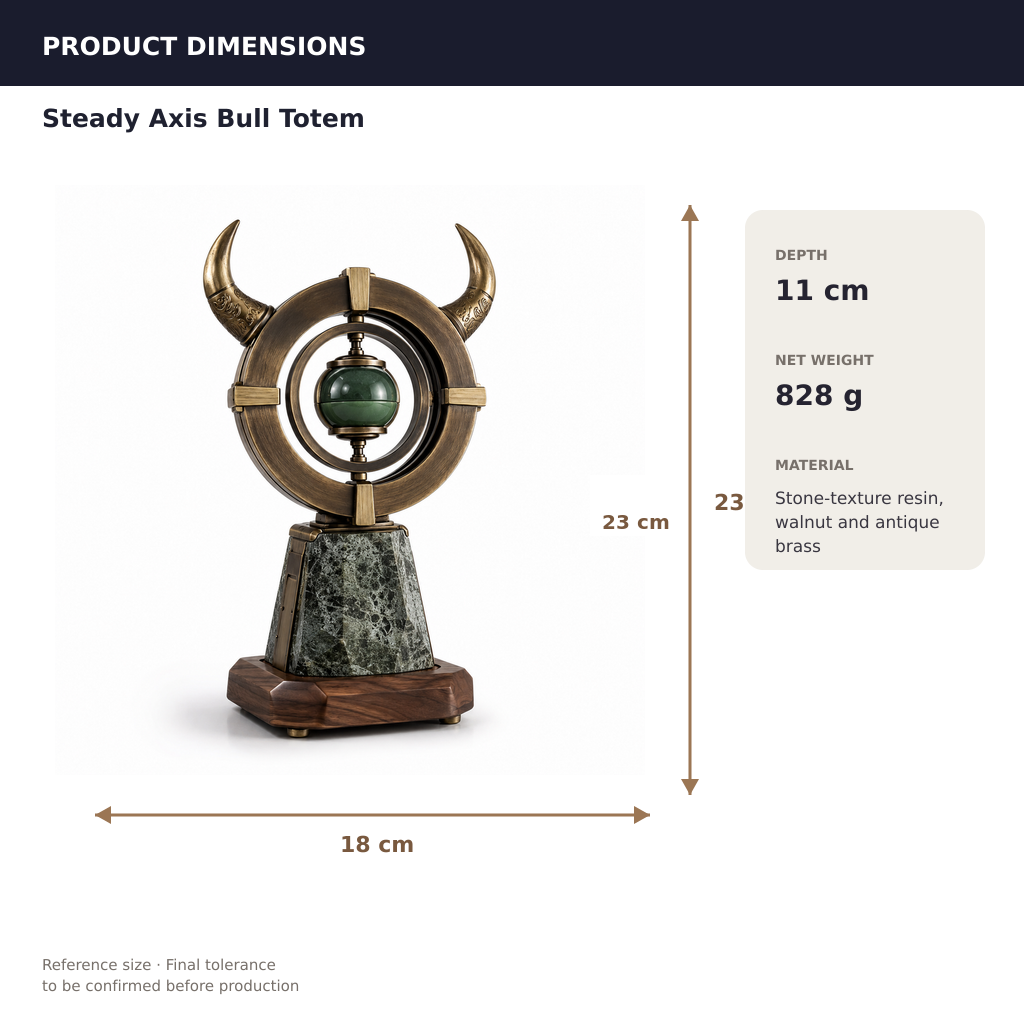 Steady Axis Bull Totem